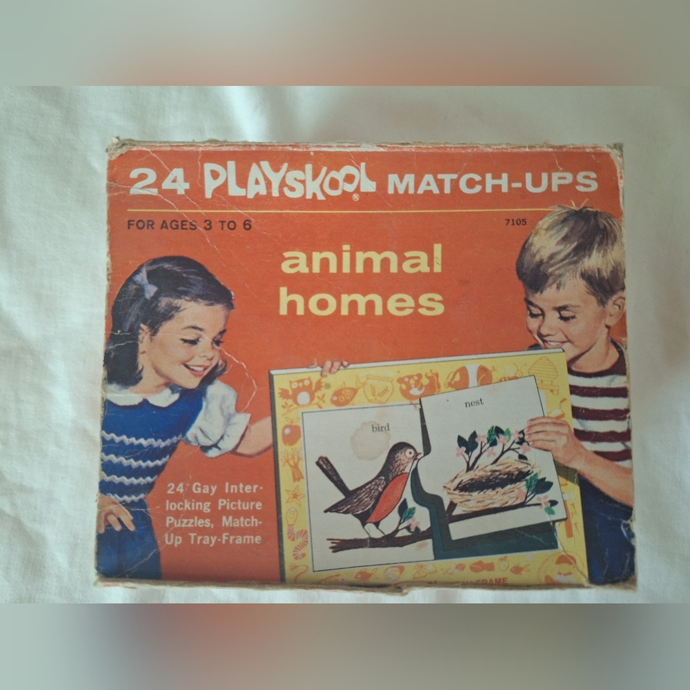 Collectors Vintage Match-Ups Animal Vintage Toy From Playskool